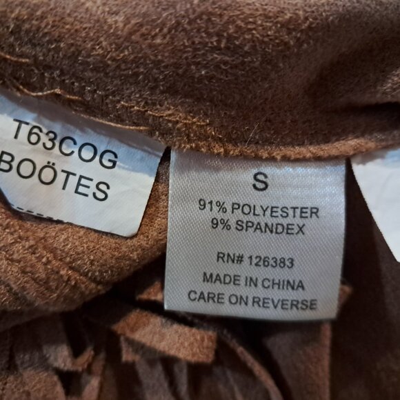 Ethyl ultra-soft faux suede jacket, size S but runs large!  new condition. - Picture 4 of 4